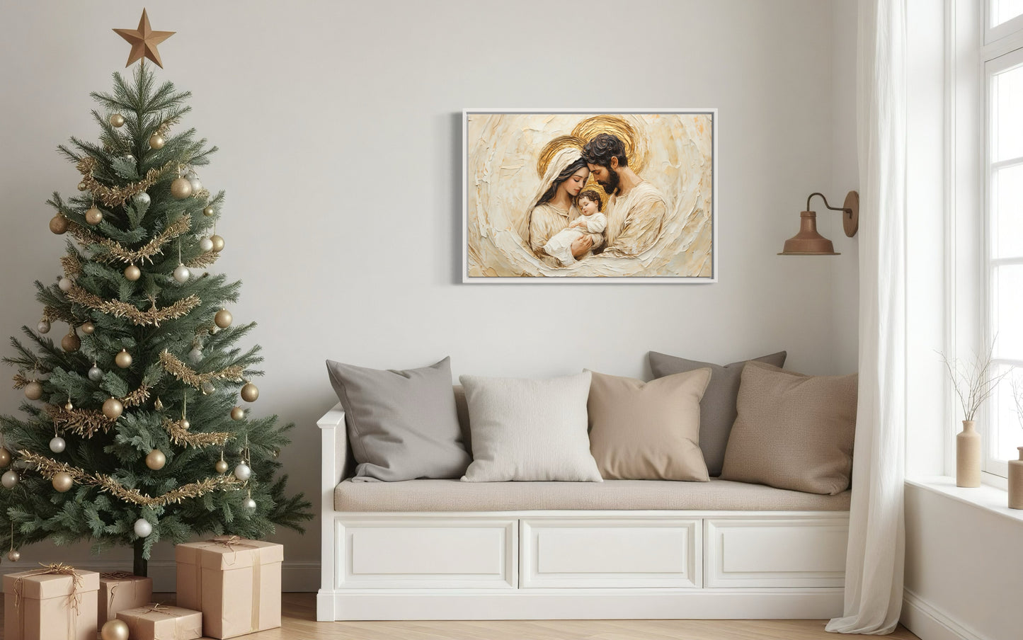 Картина по номерах «Сімейство Господнє» (горизонтальний формат)